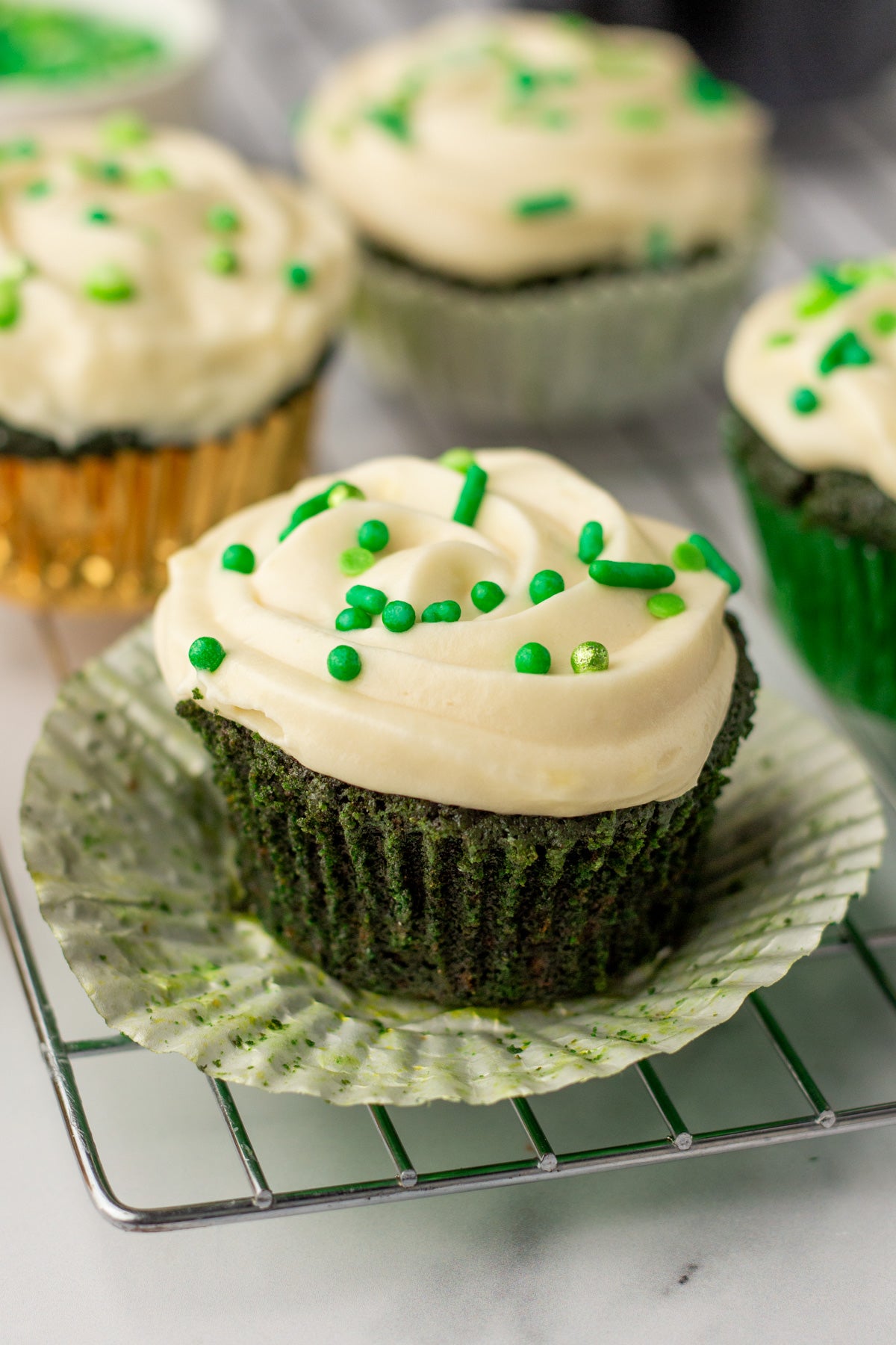 Green Velvet Cupcakes - Exclusive